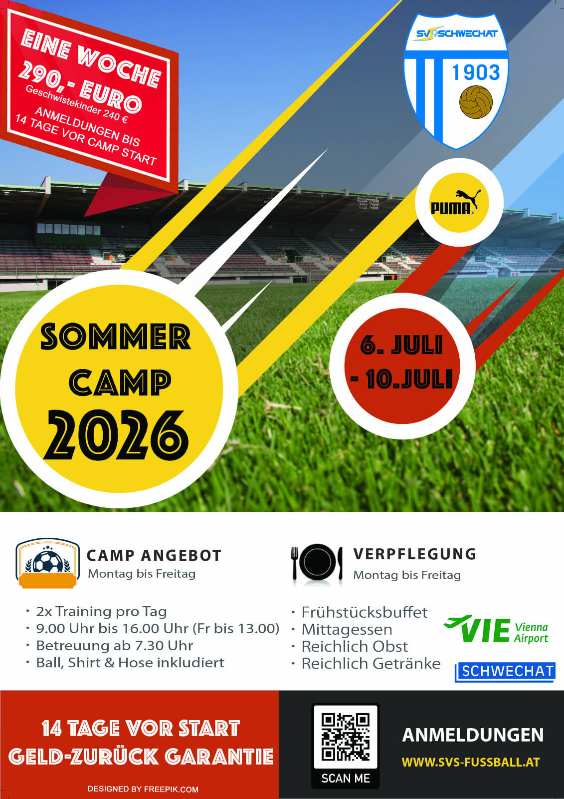 SV Schwechat - Fußball Sommer Camp 2026